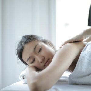 Photo of Woman Getting a Back Massage